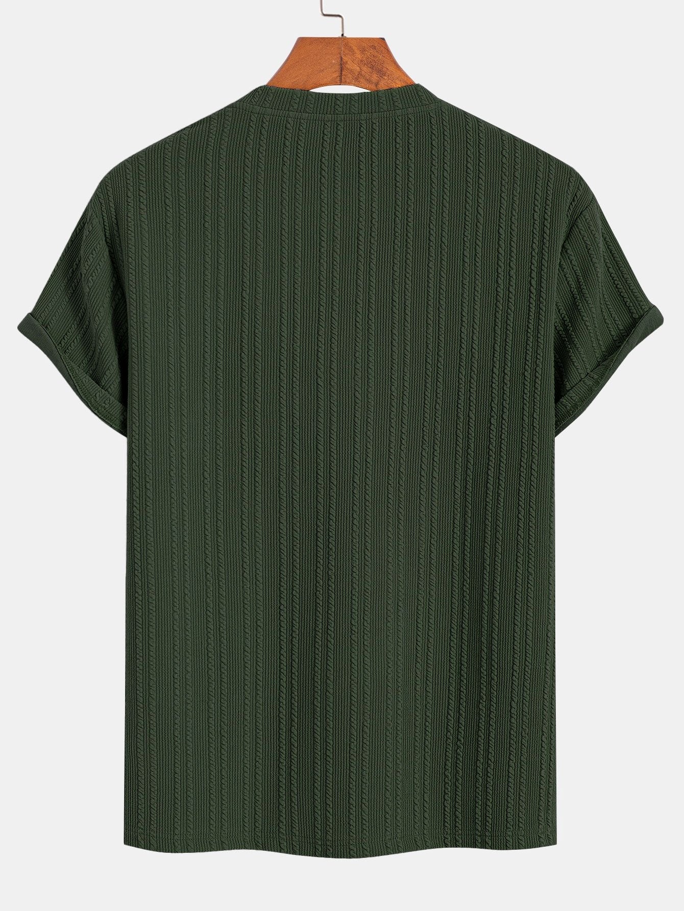 Américo® | Muscle Fit Ribbed T-Shirt