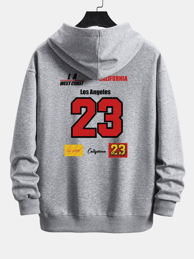 Zayn | Number 23 Print Relax Fit Hoodie