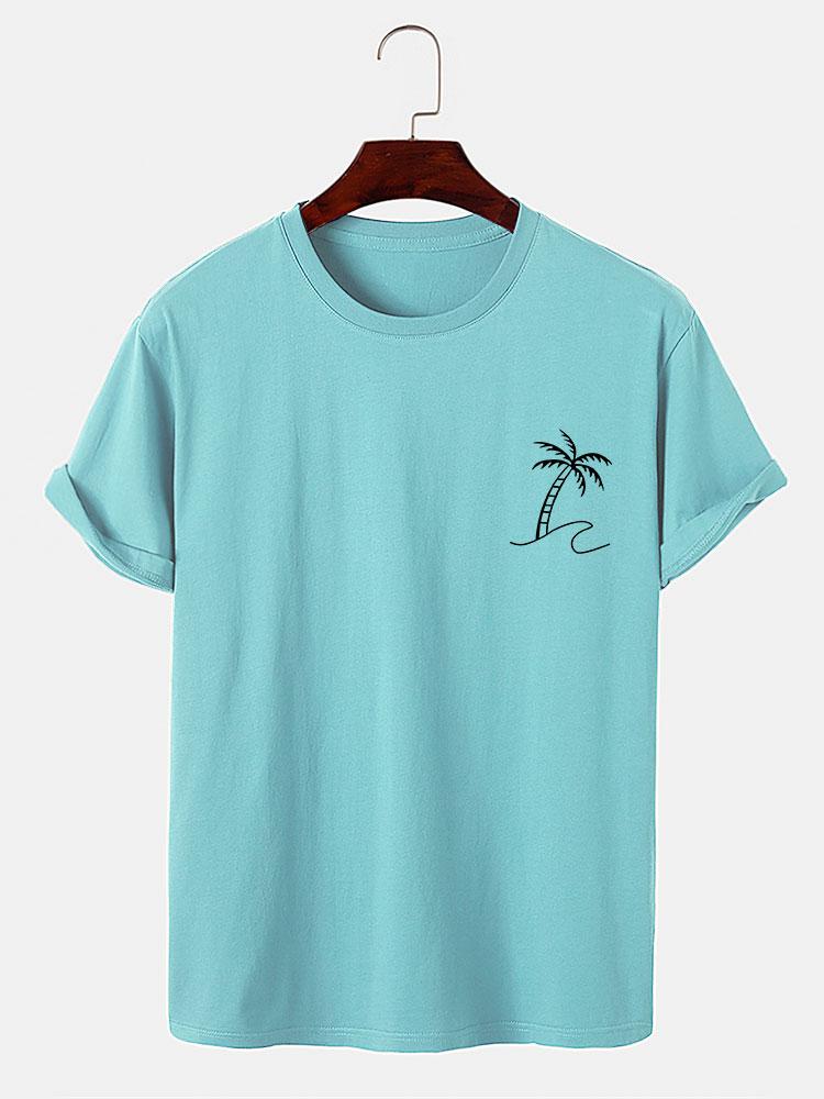 Barnaby® | Palm Trees Print T-Shirt