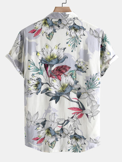 Arnout® | Viscose Floral Print Button Up Shirt