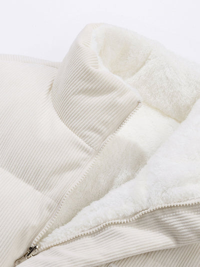 Guillermo | Reversible Teddy Fleece Corduroy Coat
