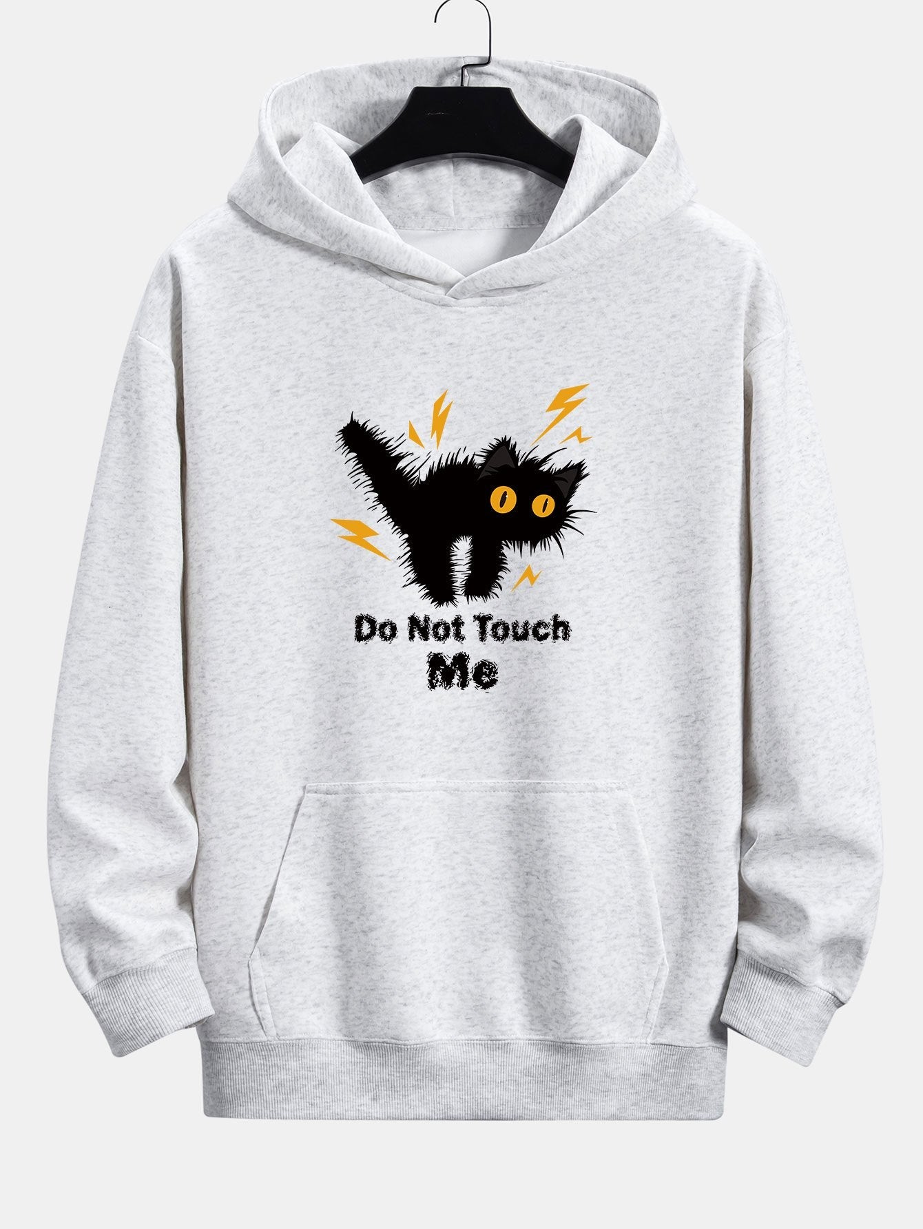 Guillermo® | Angry Cat Print Relax Fit Hoodie