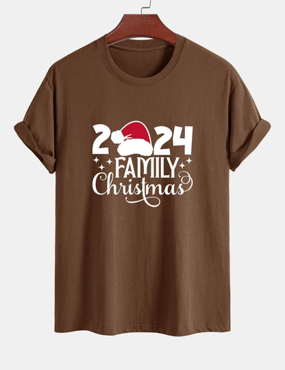 Adolfo® | Family Christmas 2024 Print Cotton T-Shirt
