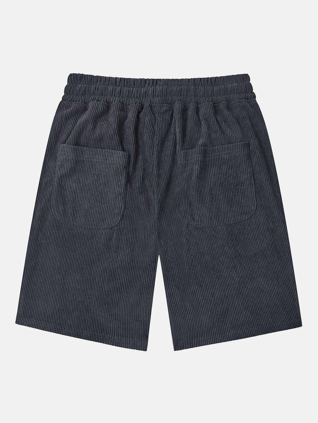 Barbour® | Corduroy Drawstring Shorts With Letter Label