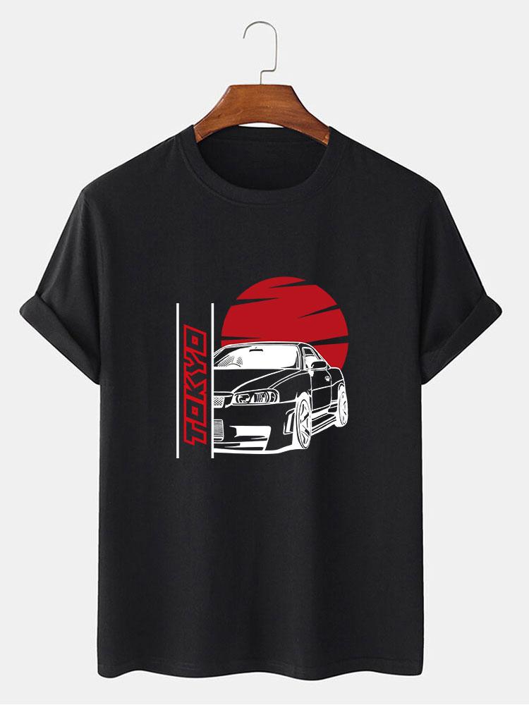 Hunter® | Tokyo Car Print T-Shirt