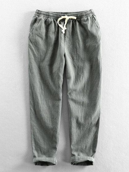 Erico® | Linen Cotton Blend Cropped Pants