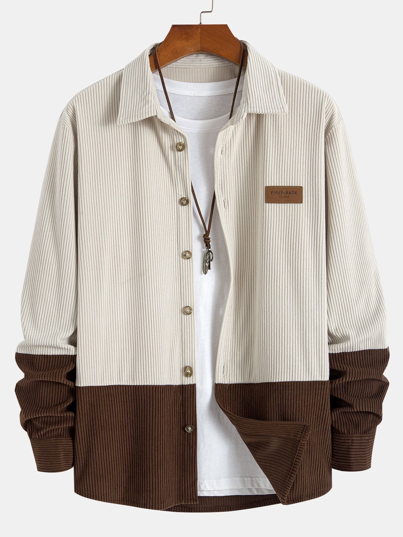 Antonius® | Two Tone Corduroy Shirt