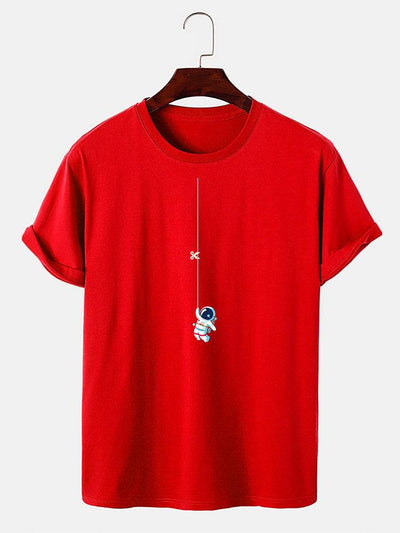Leandro® | Astronaut On A String Print T-Shirt