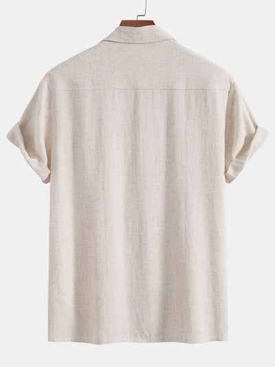 Anskar® | Linen Rayon Blend Cuban Shirt