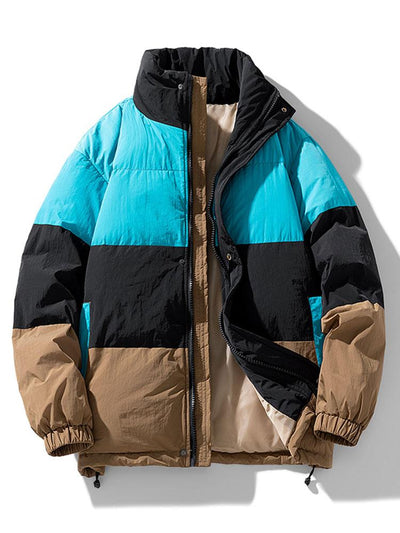 Quinn | Color Block Puffer Jacket