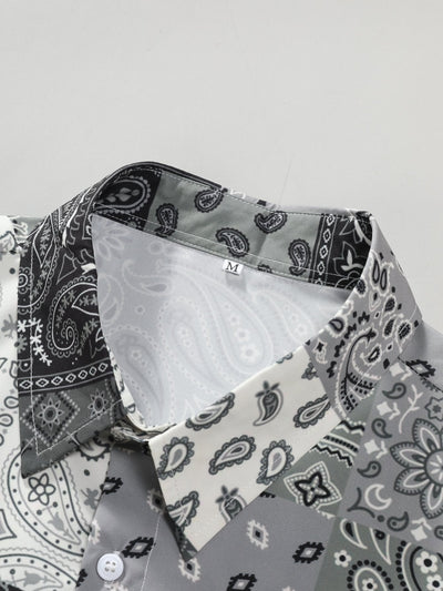 Andra® | Paisley Print Button Up Shirt