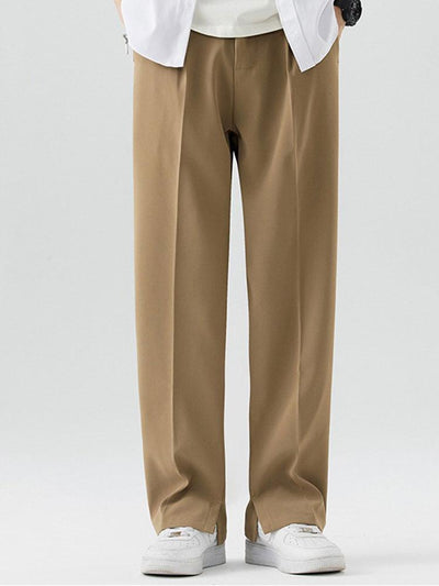 Baladeva® | Slit Hem Pleated Trousers