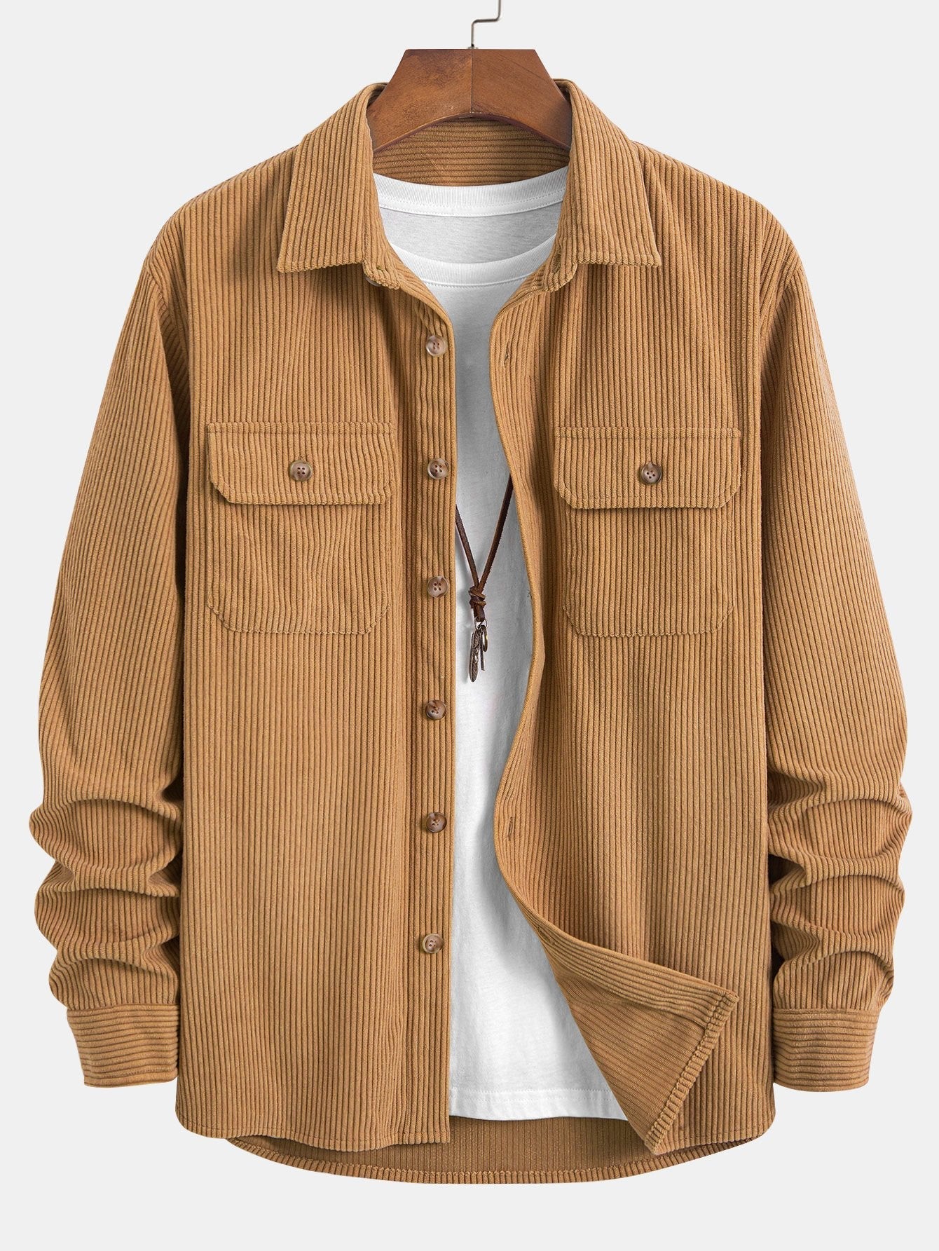 Albie® | Double Pocket Corduroy Shirt