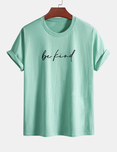 Tristán® | Be Kind Print Cotton T-Shirt