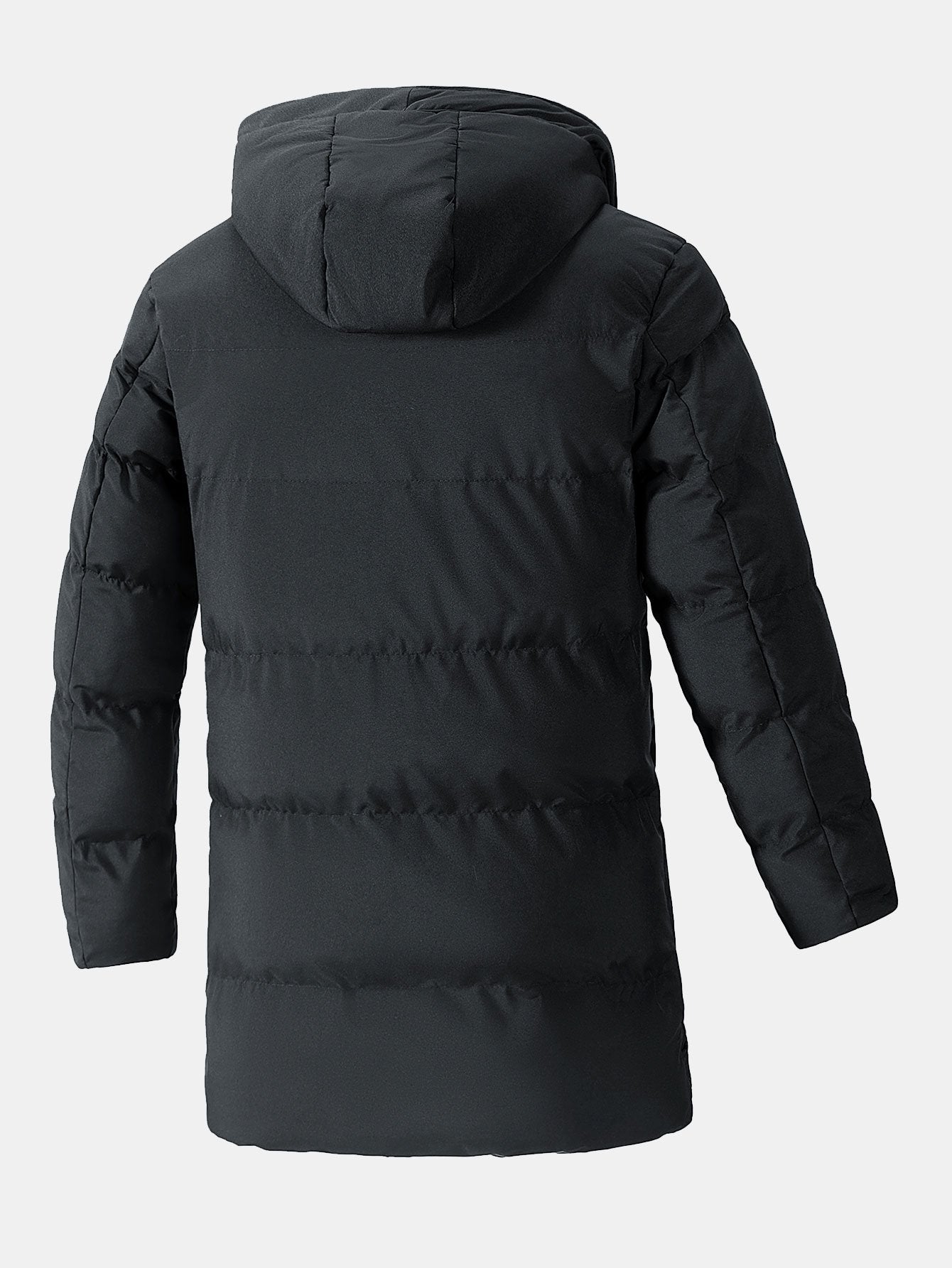 Lennox | Long Line Hooded Puffer Coat