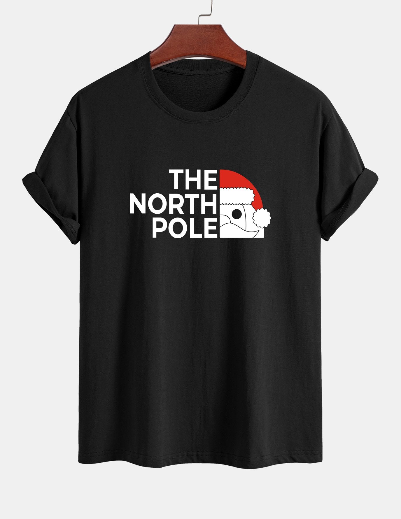 Alberto® | Santa Claus Slogan Print Cotton T-Shirt
