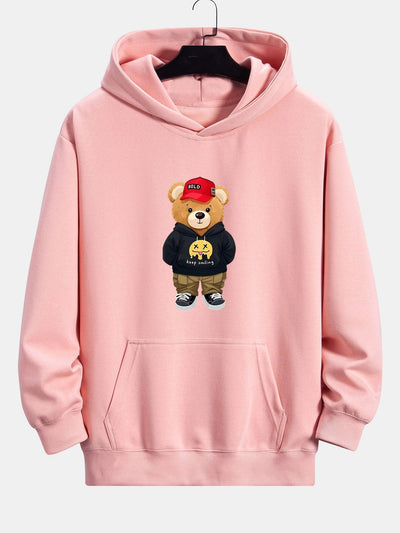 Gideon | Hip Hop Bear Print Relax Fit Hoodie