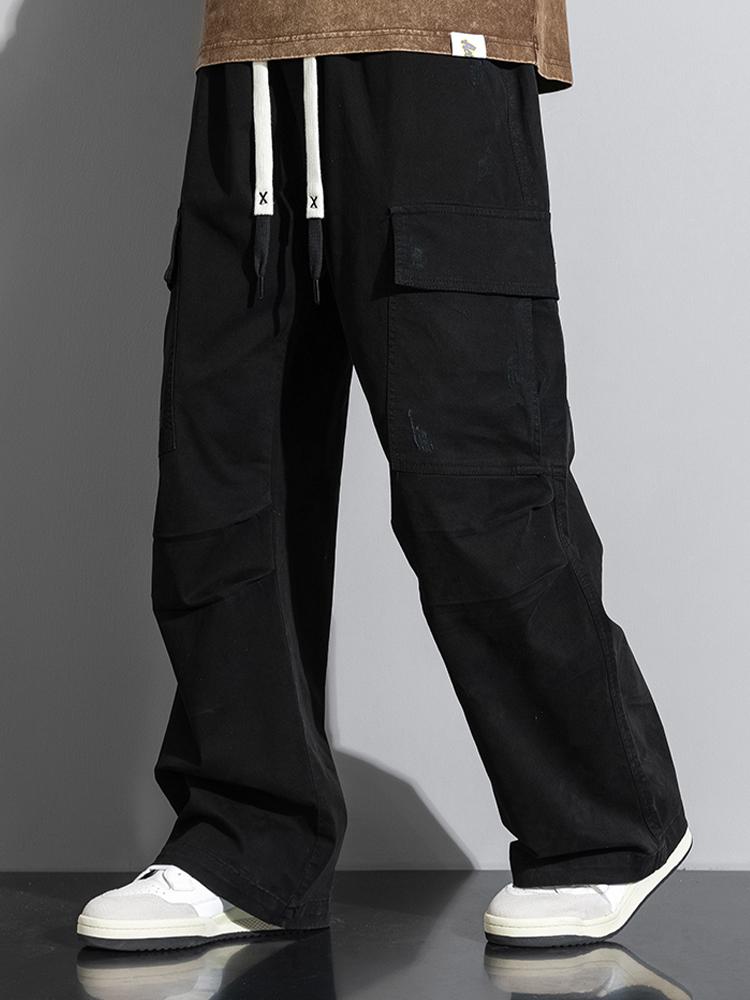 Galdino® | Straight Leg Cotton Cargo Pants