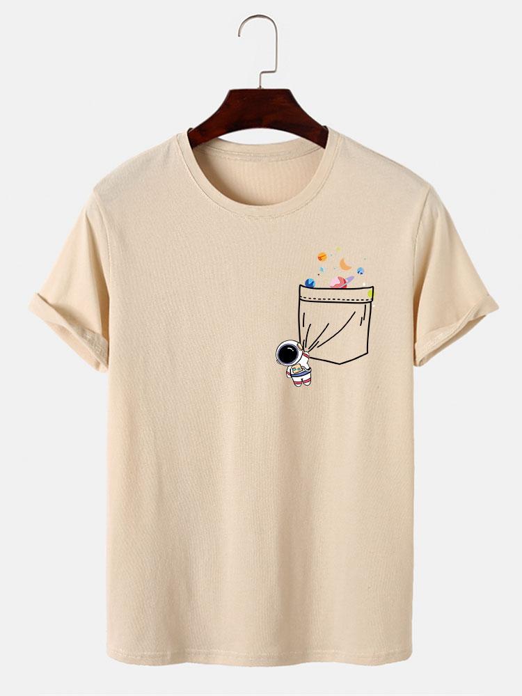 Kiko® | Astronaut Space Pocket Print T-Shirt