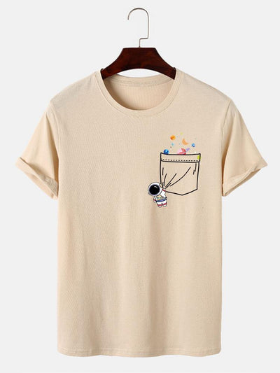 Kiko® | Astronaut Space Pocket Print T-Shirt