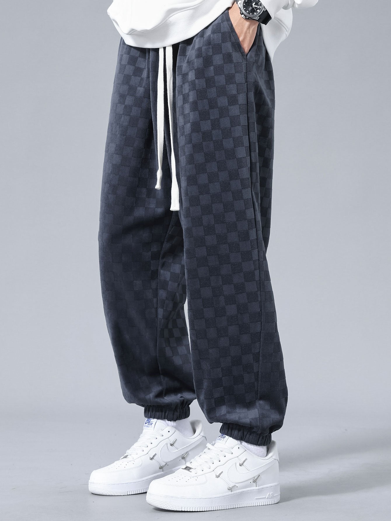 Jayden® | Checkerboard Jogging Pants