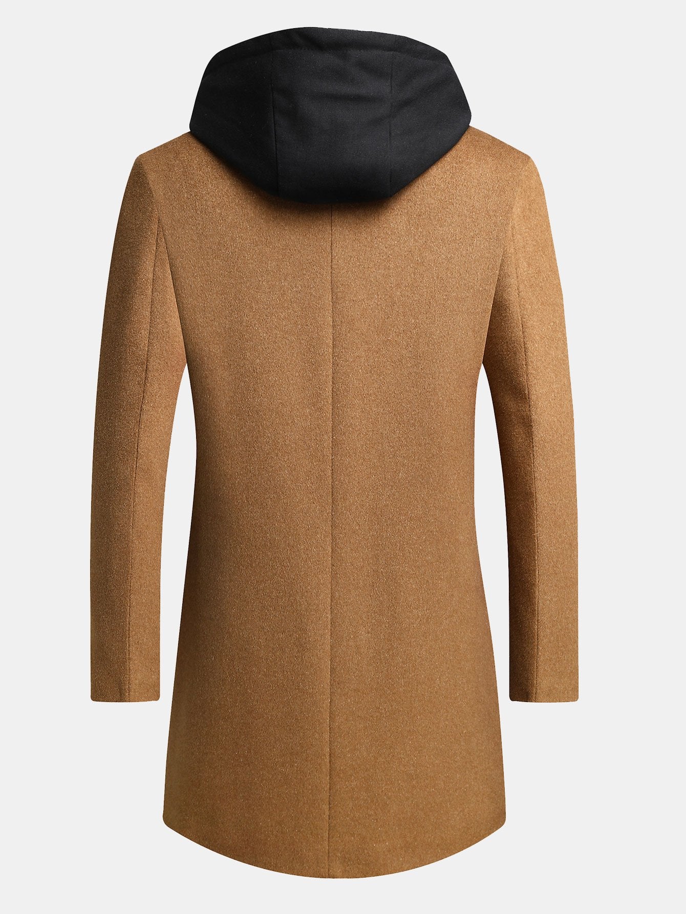 Sterling | Detachable Hooded Woolen Overcoat