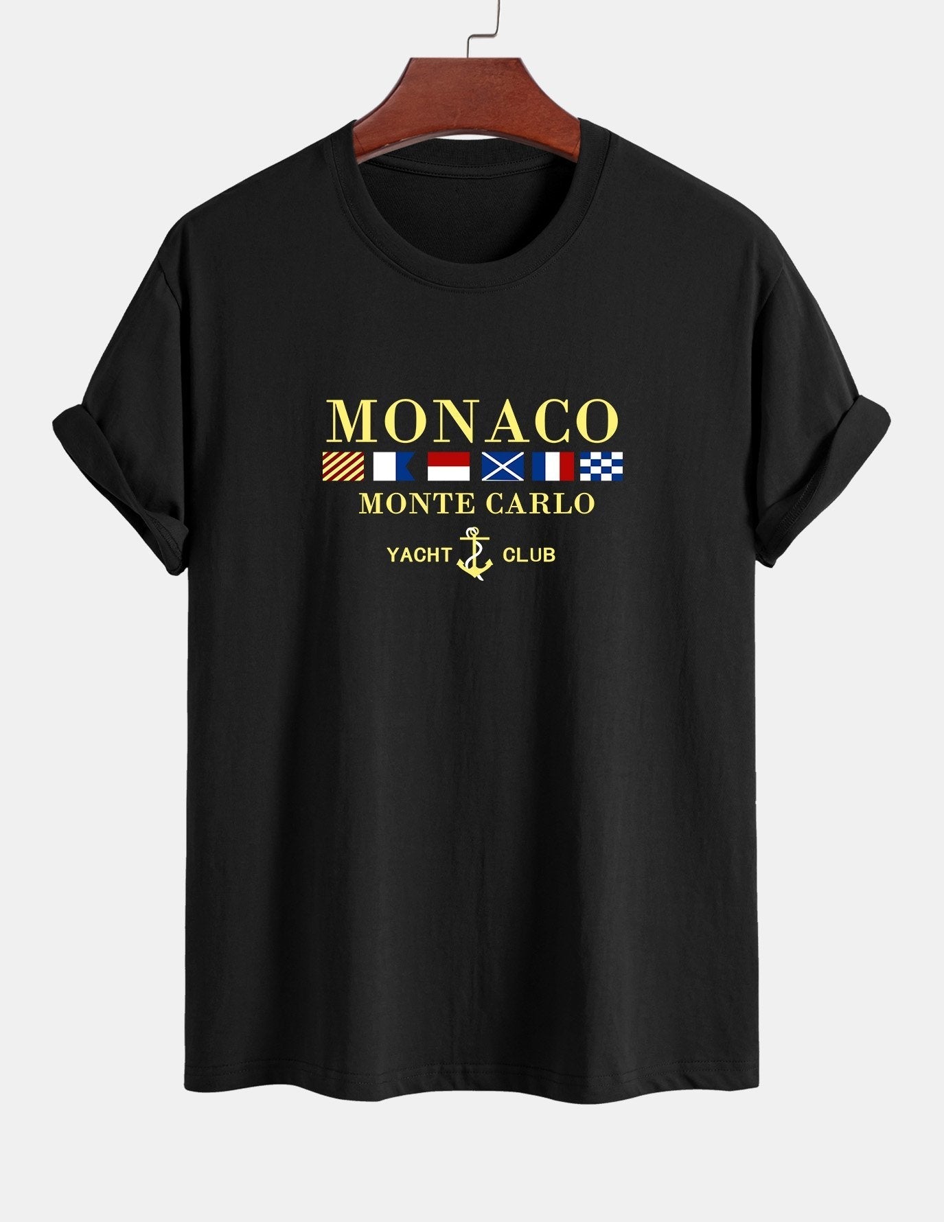 Arnaldo® | Monaco Slogan Print Cotton T-Shirt