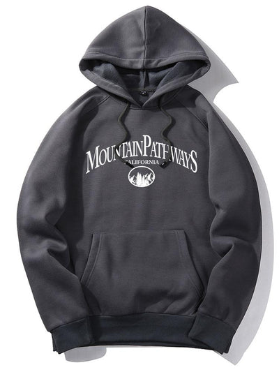 Trey | Mountain Pathways Print Hoodie