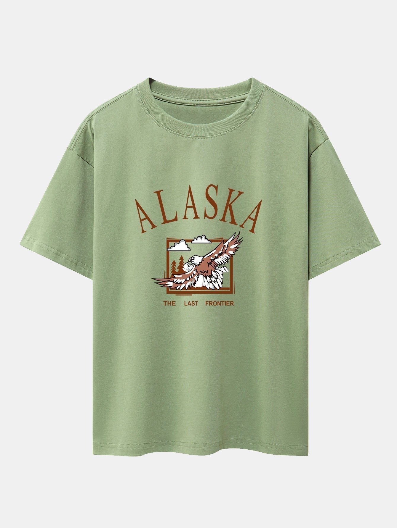 Teófimo® | Eagle Print Heavy Weight Oversize T-Shirt
