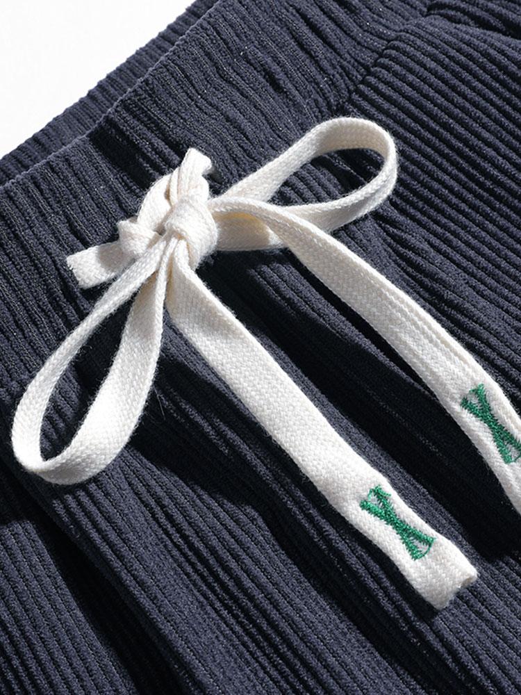 Ernesto® | Side Stripe Corduroy Jogging Pants