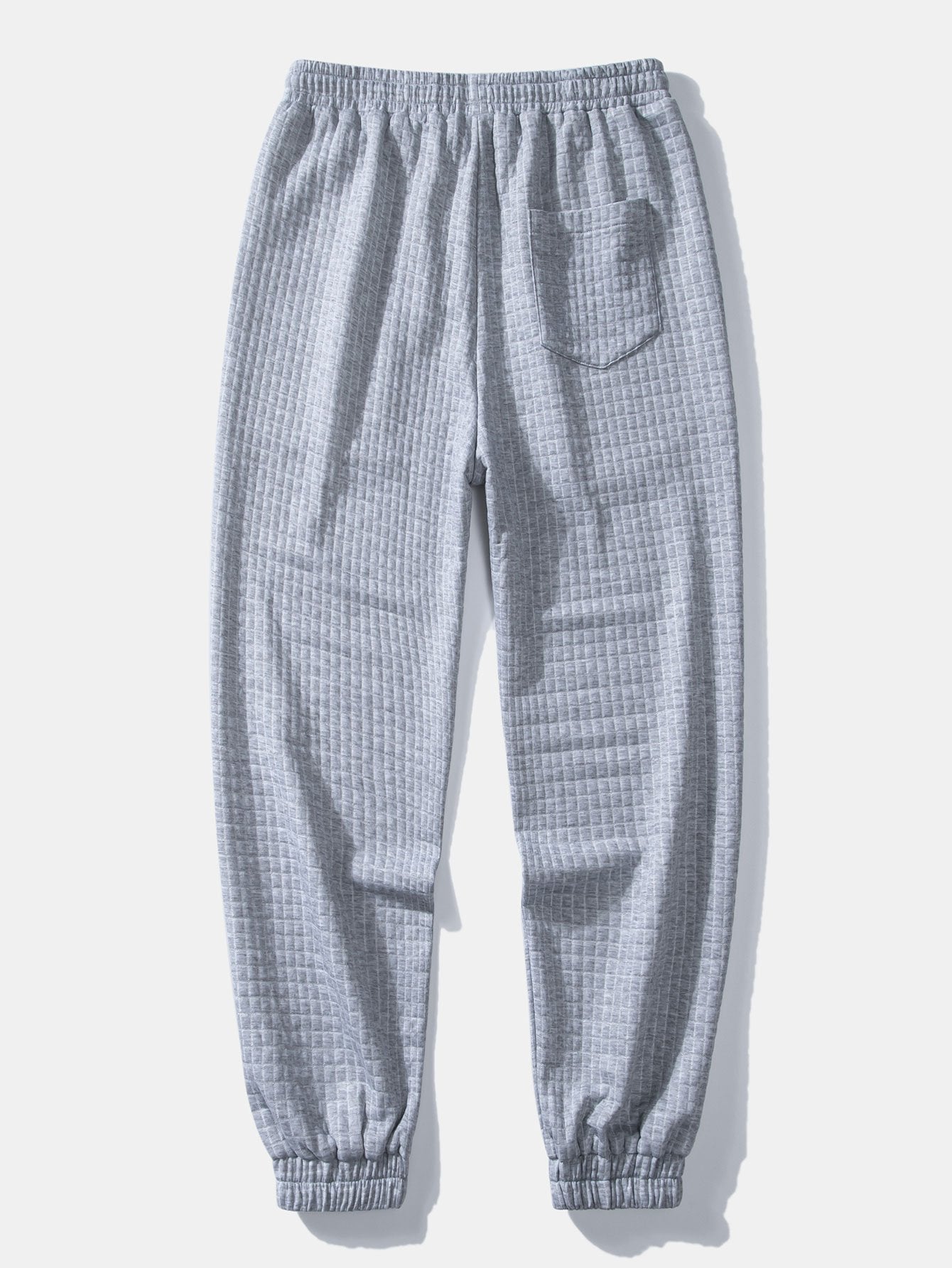 Gustavo® | Drawstring Waffle Jogger Pants