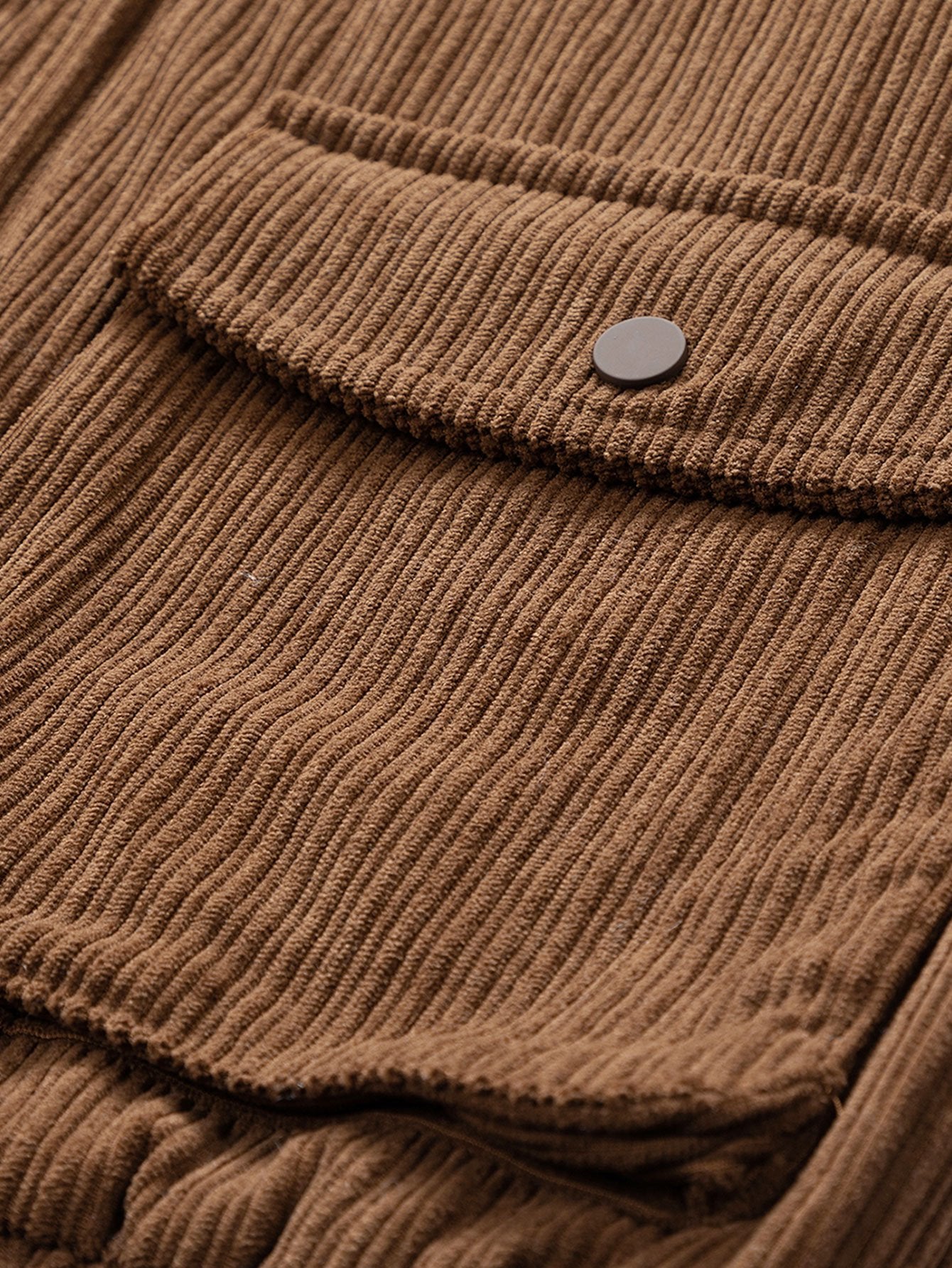 Ignacio | Funnel Neck Zipped Corduroy Jacket