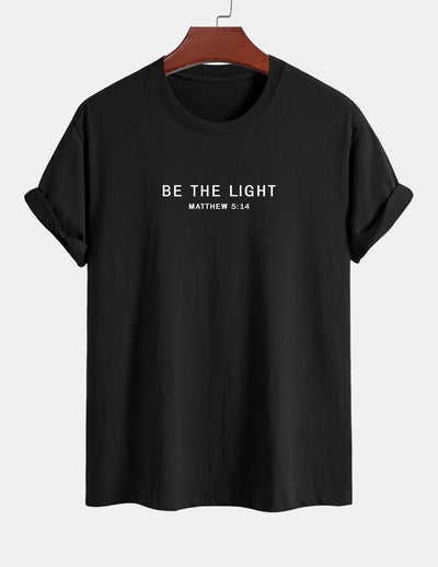 Asdrúbal® | Be The Light Print Cotton T-Shirt