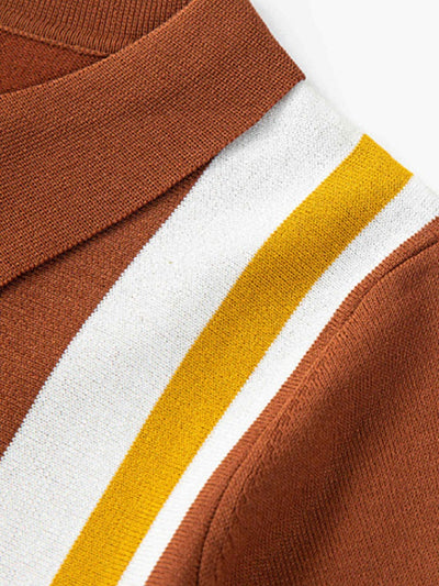 Cole | Striped Sweater Polo