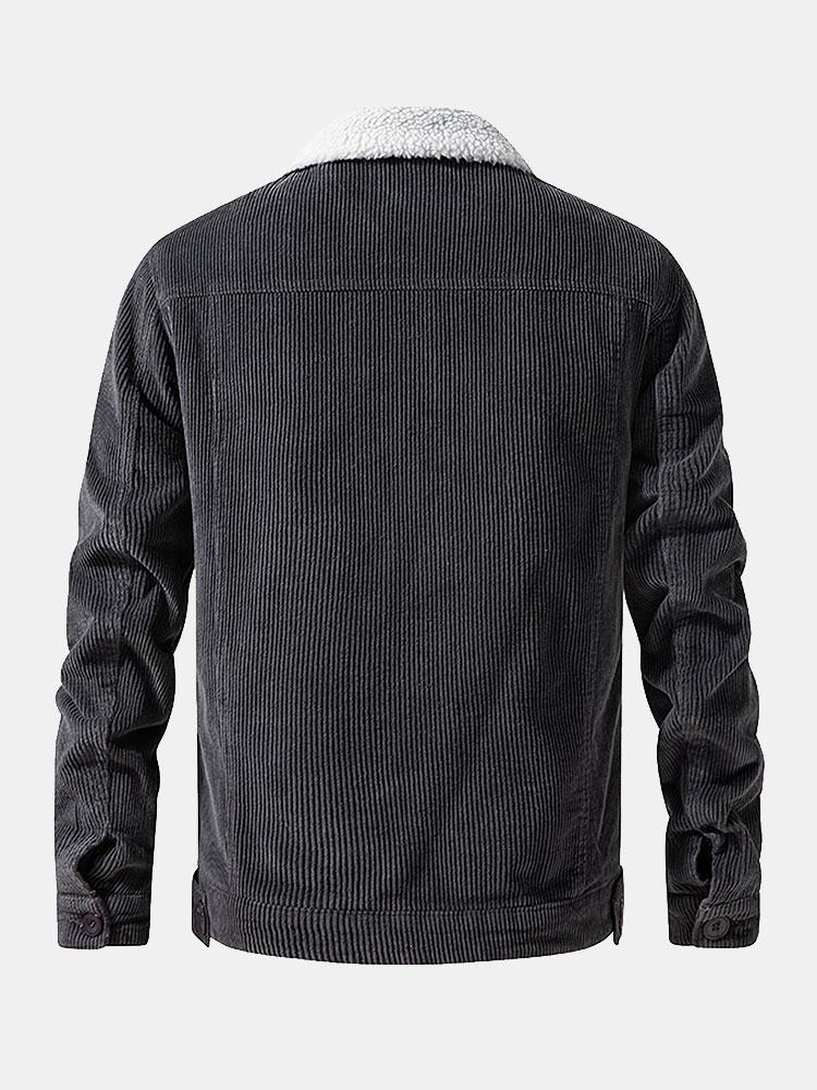 Jasper | Teddy Lined Cotton Corduroy Jacket