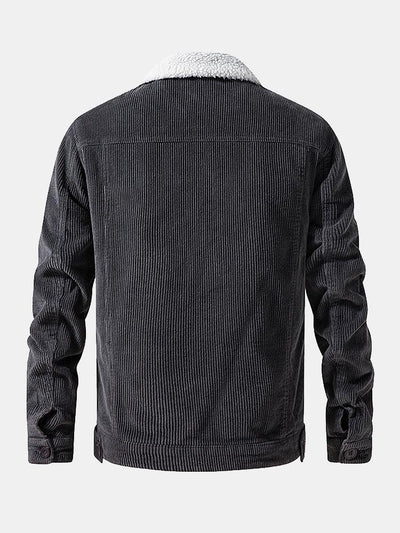 Jasper | Teddy Lined Cotton Corduroy Jacket