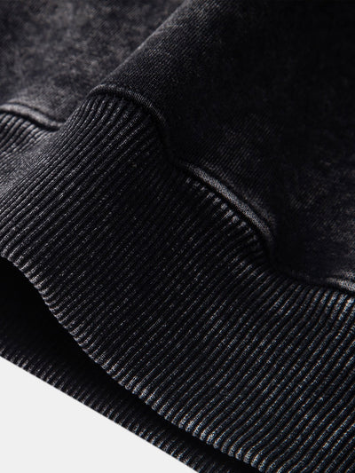 Ignatius | Relax Fit Washed Distressed Hoodie