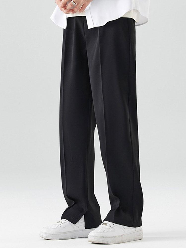 Baladeva® | Slit Hem Pleated Trousers