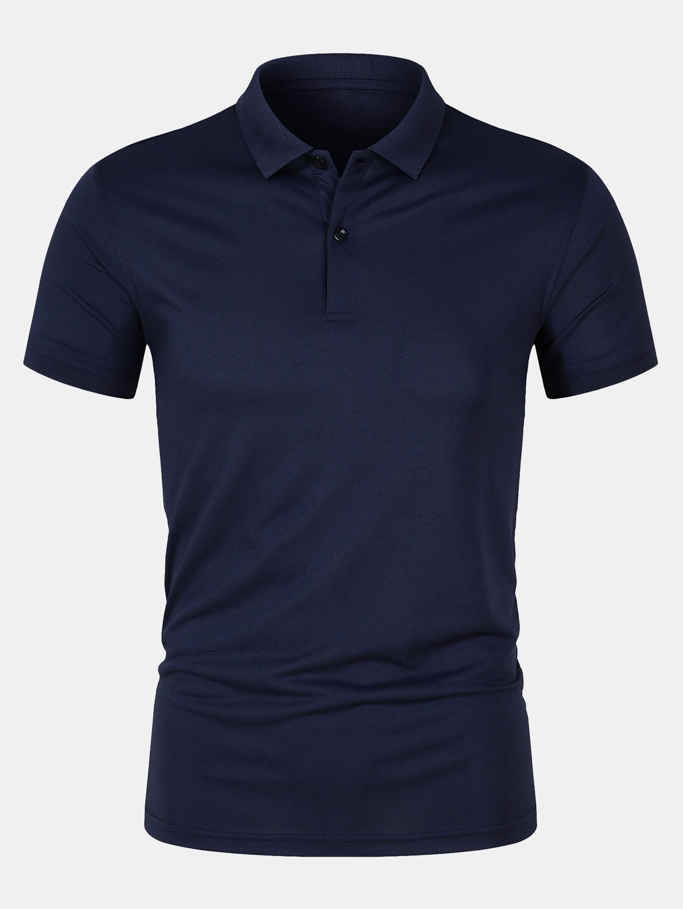 Finn | Solid Mesh Polo Shirt