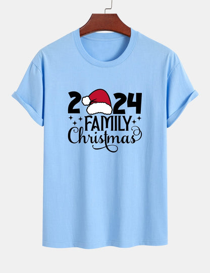 Adolfo® | Family Christmas 2024 Print Cotton T-Shirt