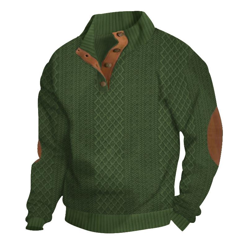 Men's Outdoor Casual Stand Collar Long Sleeve
