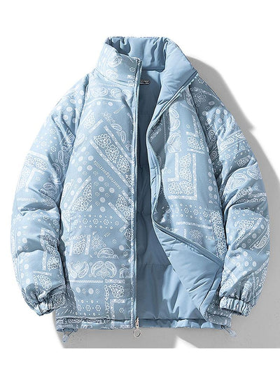 Darian | Reversible Paisley Puffer Coat