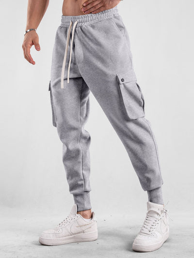 Erasmo® | Drawstring Cargo Jogger Pants