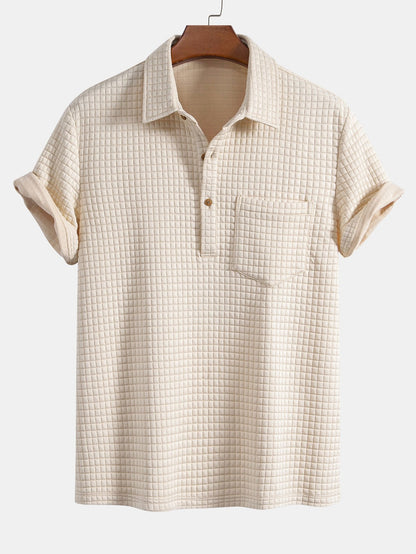 Conrado® | Waffle Polo With Pockets