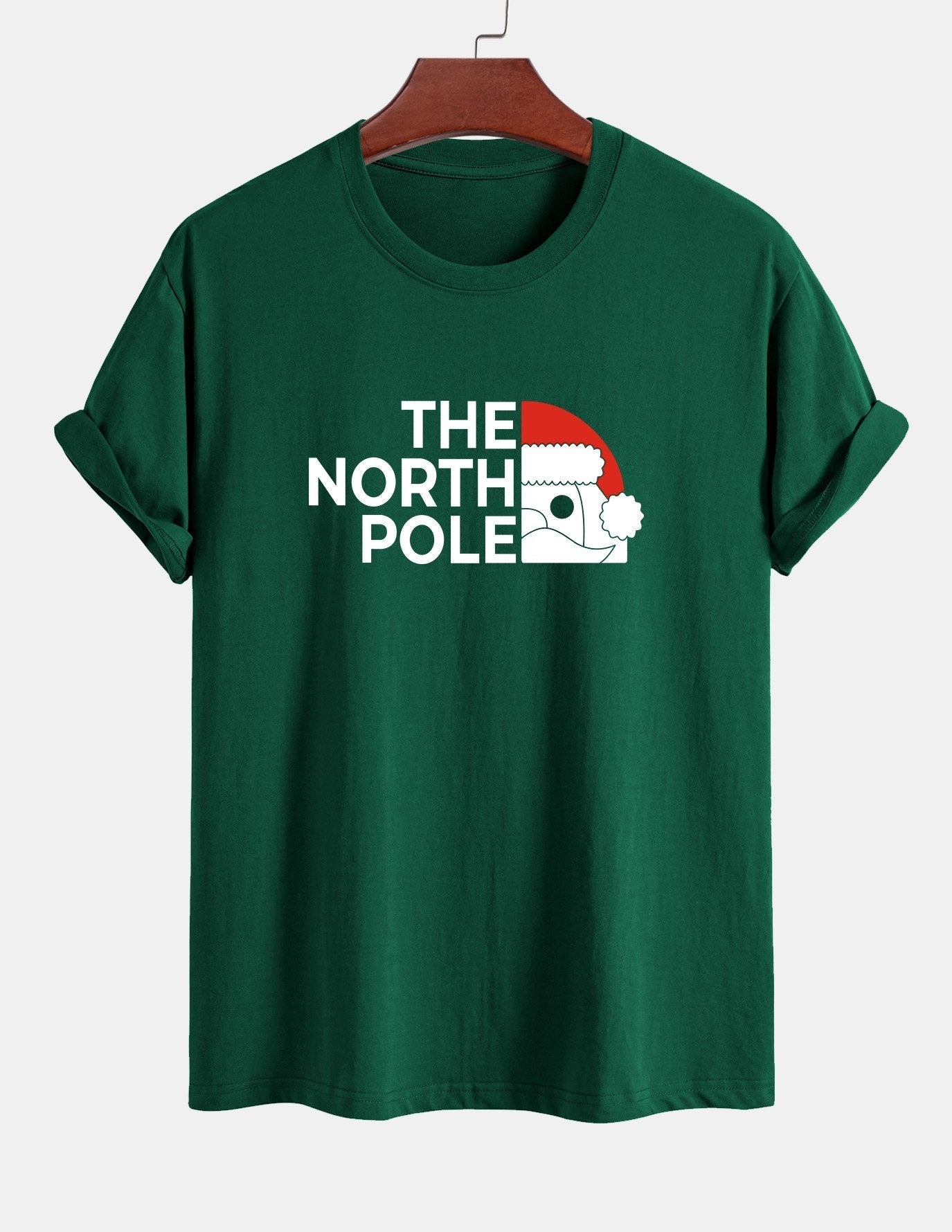 Alberto® | Santa Claus Slogan Print Cotton T-Shirt