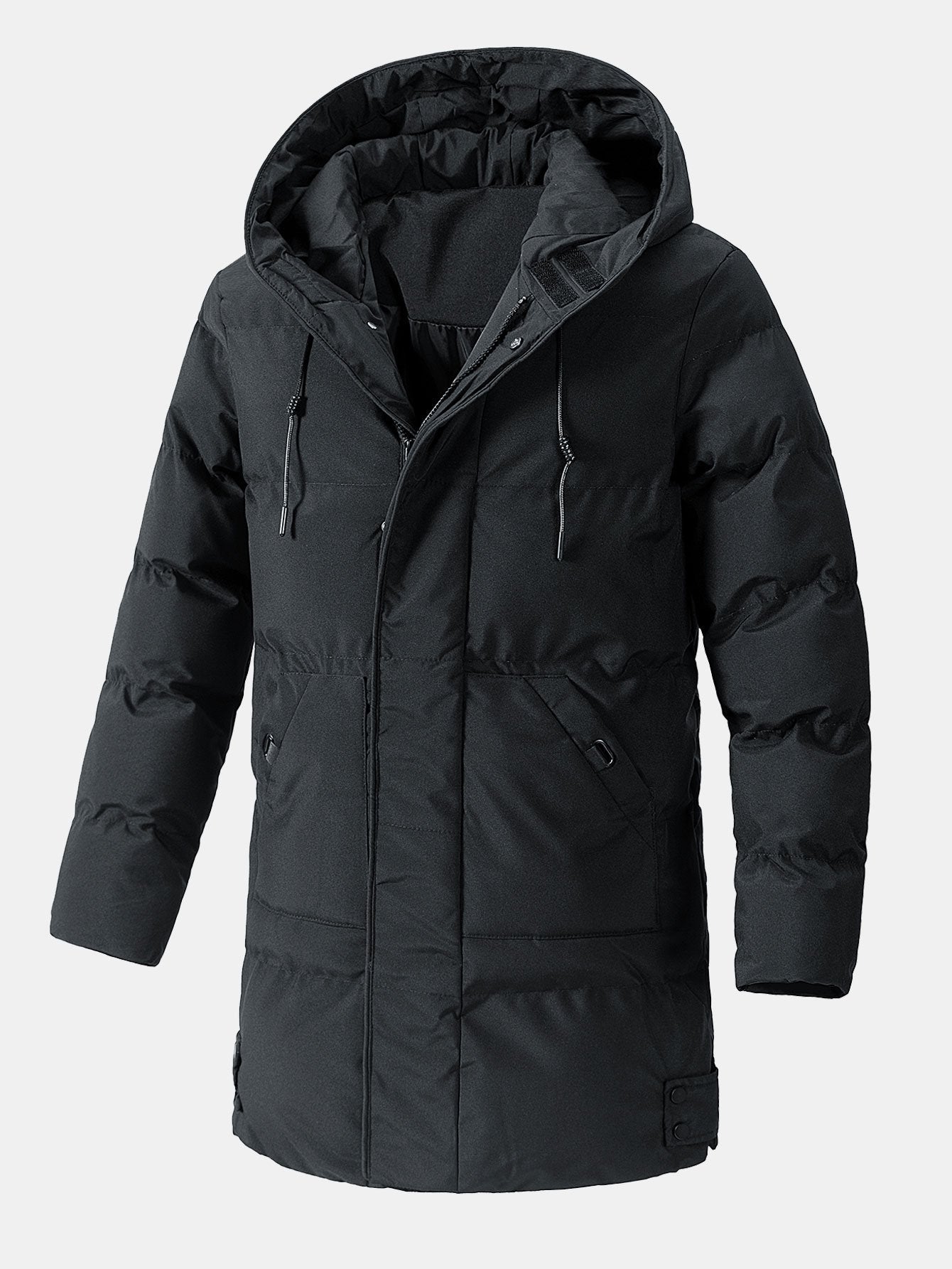 Lennox | Long Line Hooded Puffer Coat