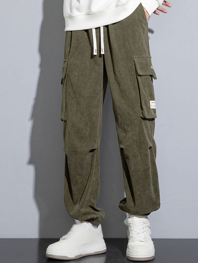 Godofredo® | Corduroy Cargo Jogging Pants