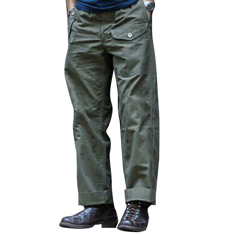 Bettin® | Men's Vintage Solid Multi Pocket Cargo Straight Leg Pants 98385976Y