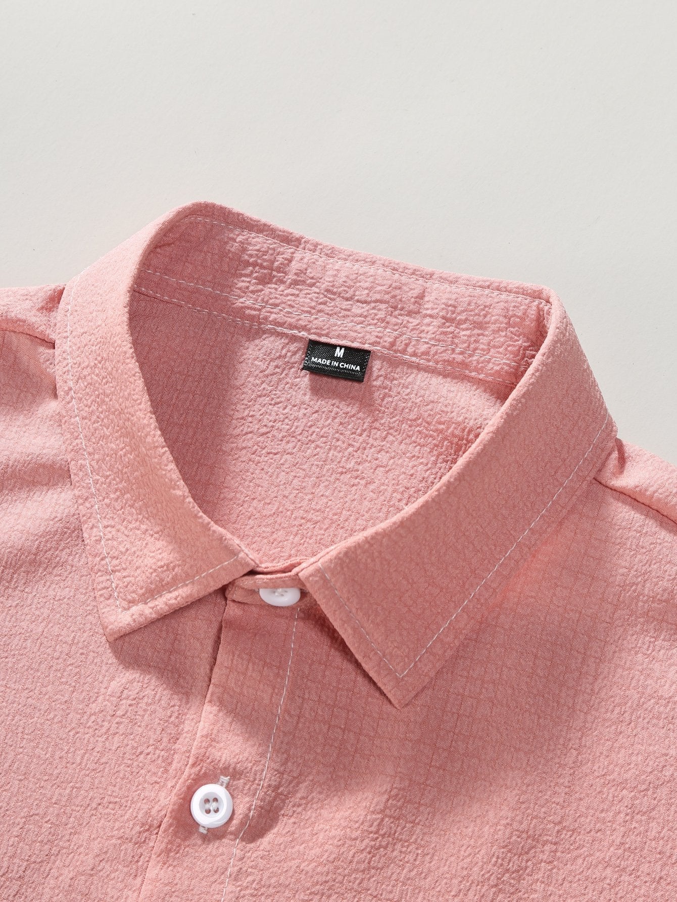 Amiran® | Texture Print Button Up Shirt