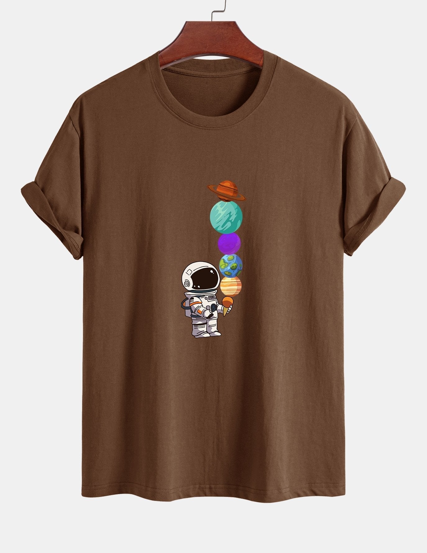 Armando® | Planet Astronaut Print Cotton T-Shirt